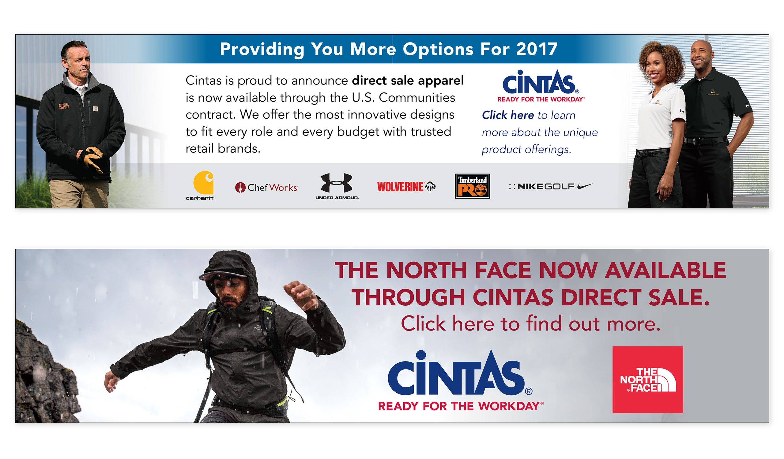 Cintas web banners