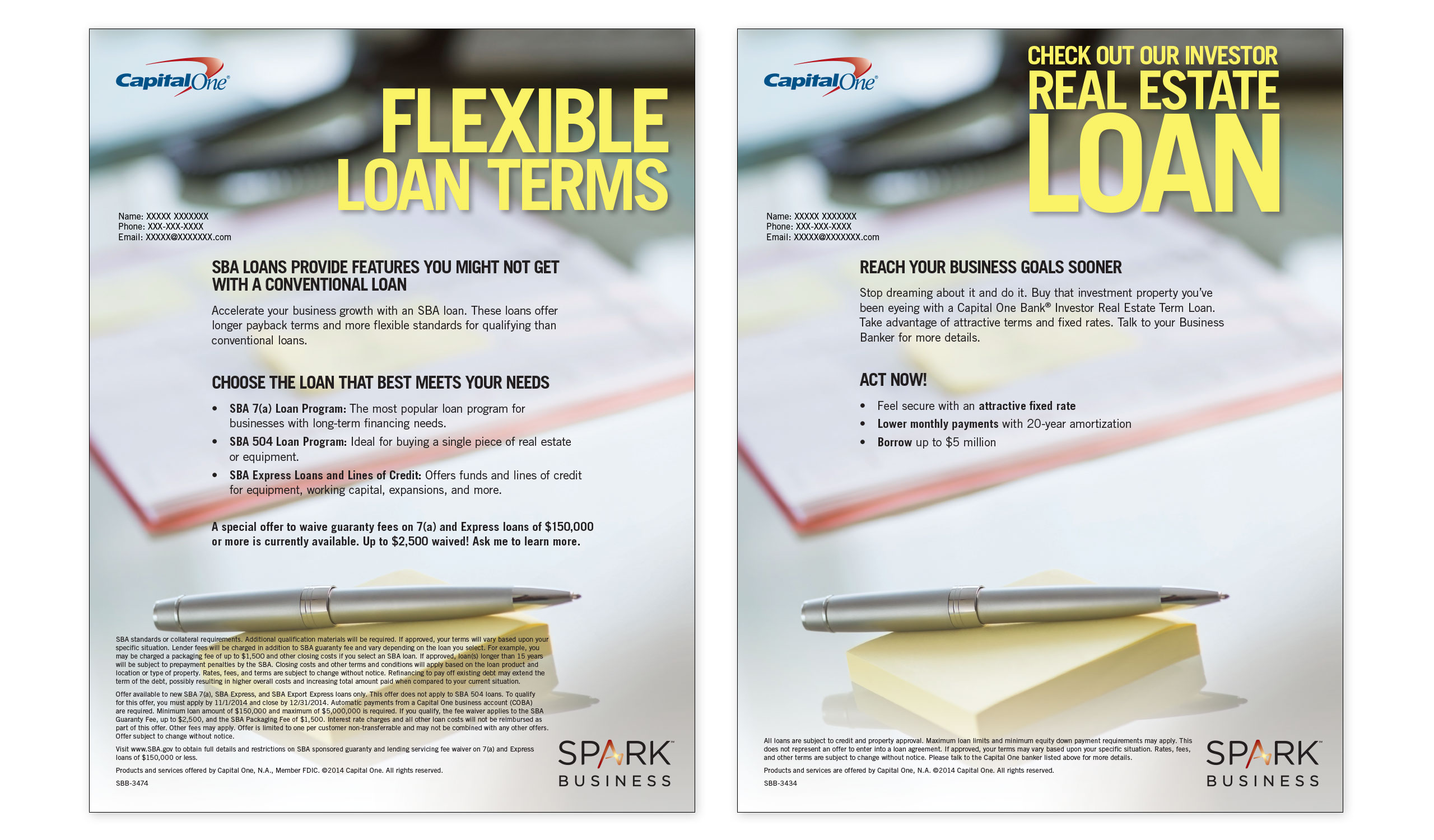 flyer design for bank